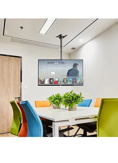 Tv Wall Mount Ceiling Tv Mount, Adjustable Tilt Swivel Hanging Tv Mount Bracket, Fits 14-32 Inch Tvs