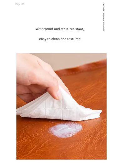 Comfy Square PU Leather Floor Cushion with EPP Filling, Waterproof &amp; Durable Seating Pouf (L40 × W40 × H40)cm – Beige