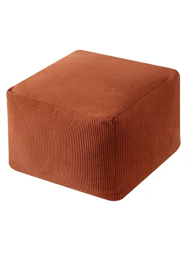 Corduroy Square Floor Cushion with EPP Filling &amp; Carry Handle (L40 × W40 × H30)cm – Camel