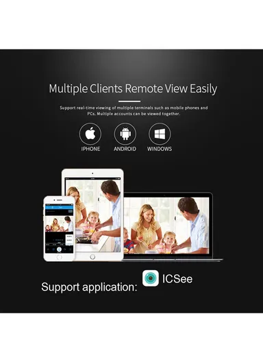4.0MP Waterproof Smart PTZ Mini Camera with Intrusion Alarm, Humanoid Tracing &amp; Multiple Night Modes (APP: ICSEE) Q5-40R