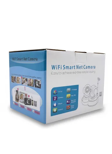 3.0MP Smart Head-Shaking WiFi Security Camera with Full-Color Night Vision, AI Human Tracking &amp; Two-Way Intercom (App: V380 Pro) Q5H 