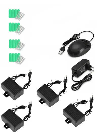 4-Channel 2.0MP Wi-Fi NVR Surveillance Camera Kit With 1TB HDD (App: TSEYE) WKS8724-C3