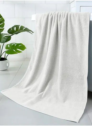 140x70cm Super Absorbent Quick Drying Towel - White