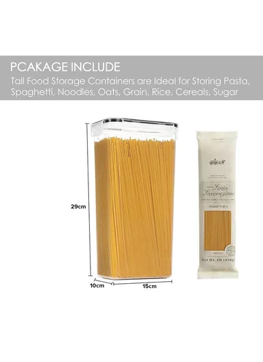 4-Pcs Plastic Container microwave, Leak-Proof, Scratch-Resistant &amp; Dishwasher Safe C8-9