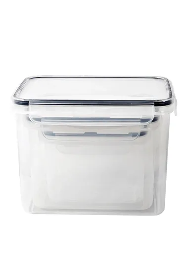 6-Pcs Plastic Lunch Box Set – Microwave, Freezer &amp; Dishwasher Safe Food Storage Containers C8-12