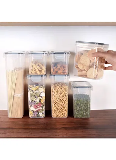 7-Pcs Food Container Set, Leak-Proof, Scratch-Resistant &amp; Dishwasher Safe C8-13