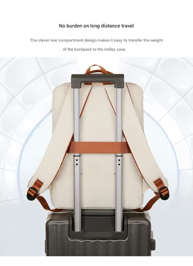 17" Laptop Backpack Multi-Functional Travel Bag with USB Charging Port, Multi-Compartment, Lightweight &amp; Comfortable Design 2305 - Pink