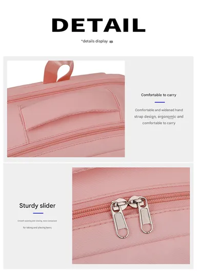 17-inch Laptop Waterproof Backpack With USB Charging Port For Travel &amp; School (W30 x D17 x H45) cm - Purple