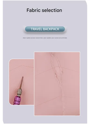 17-inch Laptop Waterproof Backpack With USB Charging Port For Travel &amp; School (W30 x D17 x H45) cm - OffWhite