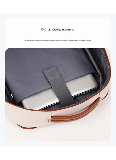 15.6" Laptop Backpack Multi-Functional Travel Bag with USB Charging Port, Multi-Compartment, Lightweight &amp; Comfortable Design 8103 - Pink