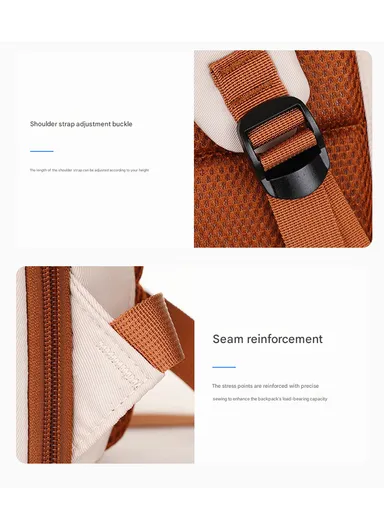 15.6" Laptop Backpack Multi-Functional Travel Bag with USB Charging Port, Multi-Compartment, Lightweight &amp; Comfortable Design 8103 - Pink