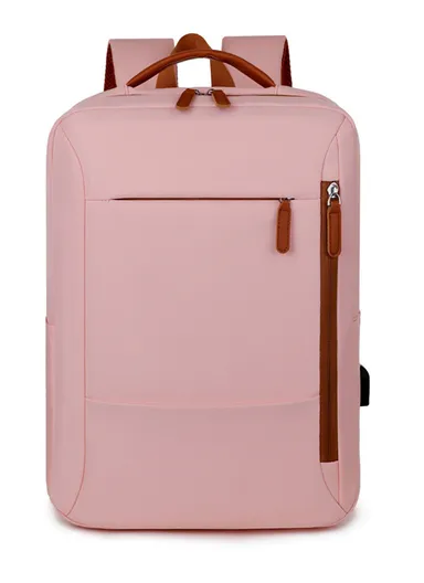 17-inch Casual &amp; Durable Laptop Backpack with Padded Straps (W31 x D18 x H42)cm - Pink