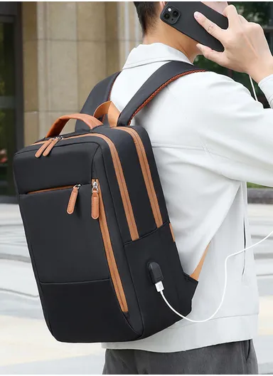 17-inch Casual &amp; Durable Laptop Backpack with Padded Straps (W31 x D18 x H42)cm - Pink