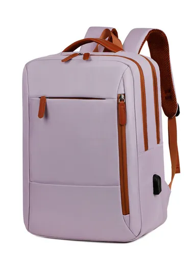 17-inch Casual &amp; Durable Laptop Backpack with Padded Straps (W31 x D18 x H42)cm - Purple