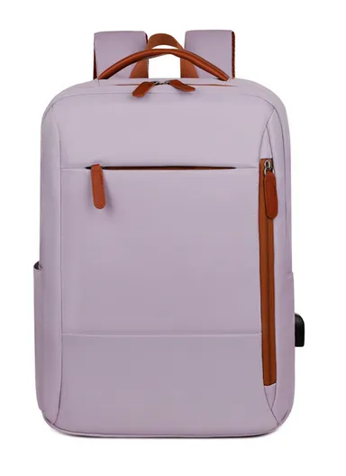 17-inch Casual &amp; Durable Laptop Backpack with Padded Straps (W31 x D18 x H42)cm - Purple