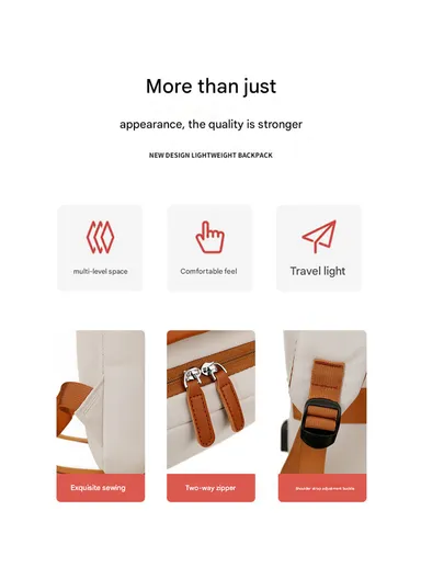 17-inch Casual &amp; Durable Laptop Backpack with Padded Straps (W31 x D18 x H42)cm - Purple