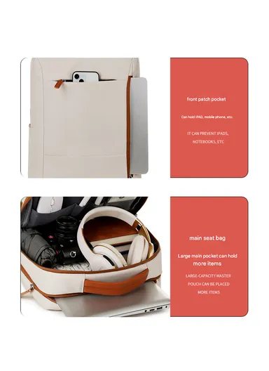 17-inch Casual &amp; Durable Laptop Backpack with Padded Straps (W31 x D18 x H42)cm - Purple