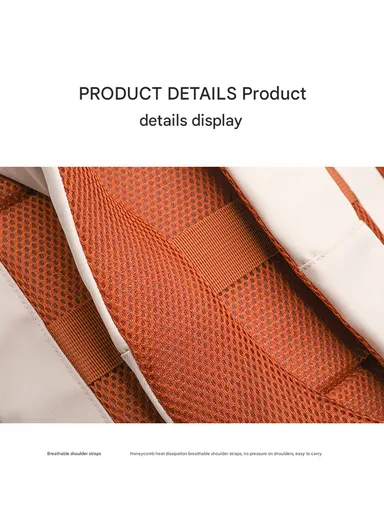 17-inch Laptop Backpack Multi-pocket With USB Charging Port (W30 x D10 x H41) cm - Blue