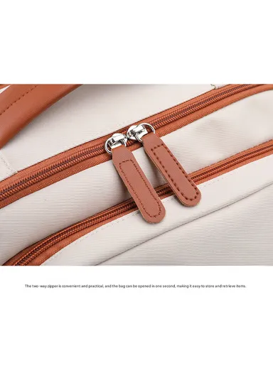 17-inch Laptop Backpack Multi-pocket With USB Charging Port (W30 x D10 x H41) cm - Blue