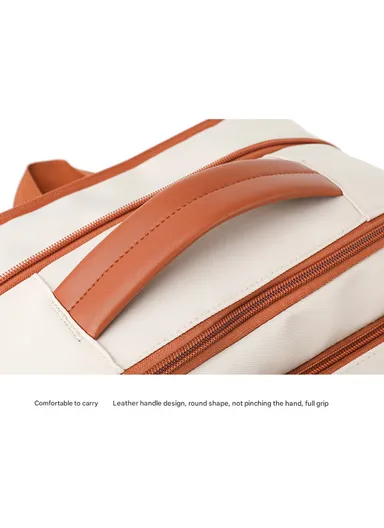 17-inch Laptop Backpack Multi-pocket With USB Charging Port (W30 x D10 x H41) cm - Blue