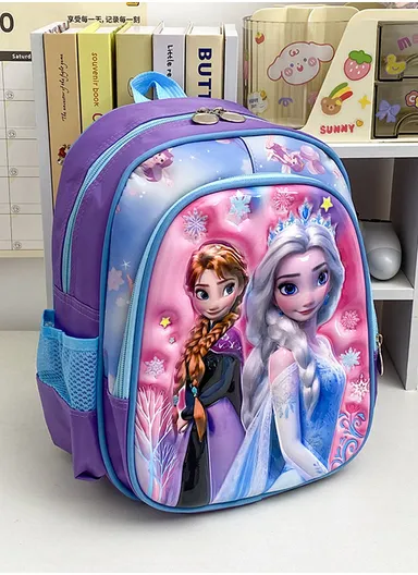 Popular 3D Character Kids School Backpack with Multiple Compartments &amp; Adjustable Straps 1215 - Style 7