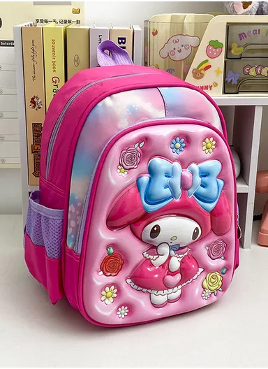 Popular 3D Character Kids School Backpack with Multiple Compartments &amp; Adjustable Straps 1215 - Style 10