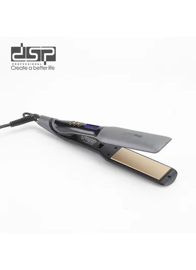 Straight Brilliance Aluminum Plates Hair Straightener With Adjustable Temperature &amp; LED Display 10160U - Grey