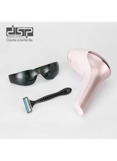 Laser Hair Removal Device for Women &amp; Men with 10 Adjustable Gears, LCD Display, Manual &amp; Auto Mode, Home Use Kit with Razor, Sunglasses &amp; Adapter 70569IPL