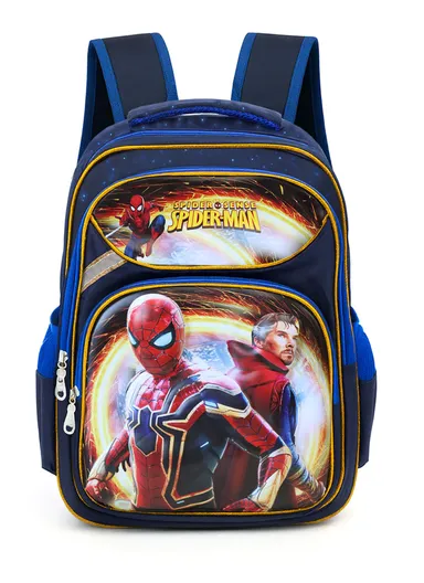 Popular 3D Cartoon Kids School Backpack with 3 Compartments &amp; Padded Straps G14 - Style 1