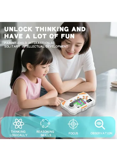 7 in 1 Multifunction Smart Logic Game Educational Toy for Kids Code Breaking Reasoning Skills Development S400