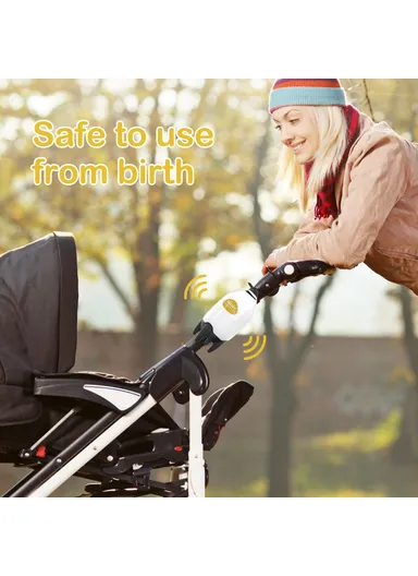 Portable Baby Stroller Rocker Rechargeable Adjustable Speed Infant Sleep Soother Device