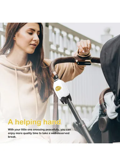 Portable Baby Stroller Rocker Rechargeable Adjustable Speed Infant Sleep Soother Device