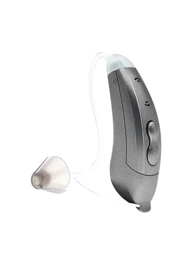 Left Ear Elderly 6-Channel Sound Amplifier Digital Hearing Aid Headset for Elderly, Seniors, Adults S601  - Graphite Grey