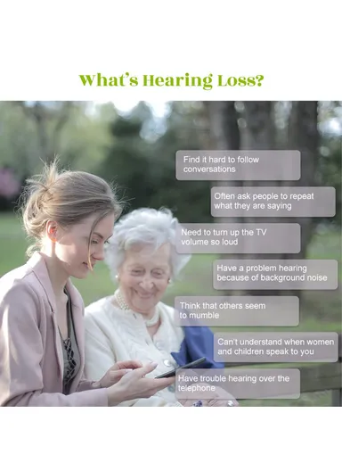 Left Ear Elderly 6-Channel Sound Amplifier Digital Hearing Aid Headset for Elderly, Seniors, Adults S601  - Graphite Grey