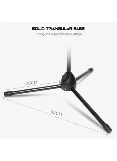 Universal Tablet Holder Floor Stand 3.5-10.5 inch Mobile Phone Tablet 360° Rotating Retractable Metal Tripod