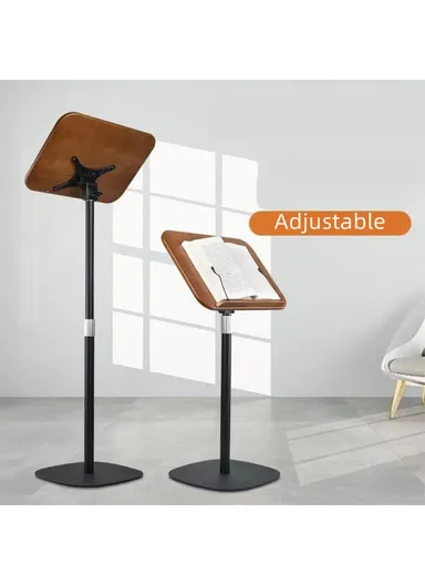 Multifunction Laptop Tablet Display Holder, Book Holder, Floor Stand with Adjustable Height XY-32 - Black / 50-170cm