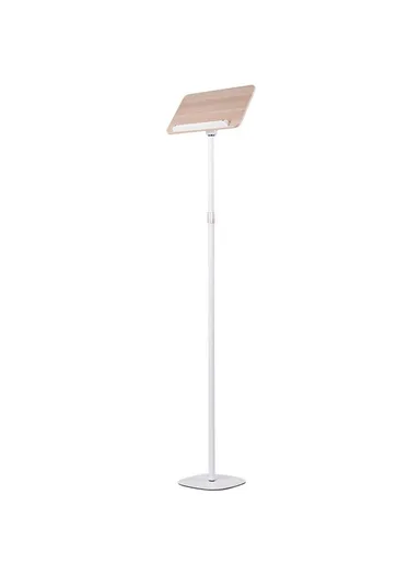 Multifunction Laptop Tablet Display Holder, Book Holder, Floor Stand with Adjustable Height XY-32 - White / 50-170cm