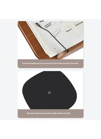 Multifunction Laptop Tablet Display Holder, Book Holder, Floor Stand with Adjustable Height XY-32 - Black / 50-130cm