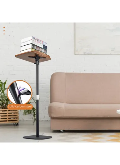 Multifunction Laptop Tablet Display Holder, Book Holder, Floor Stand with Adjustable Height XY-32 - White / 50-130cm