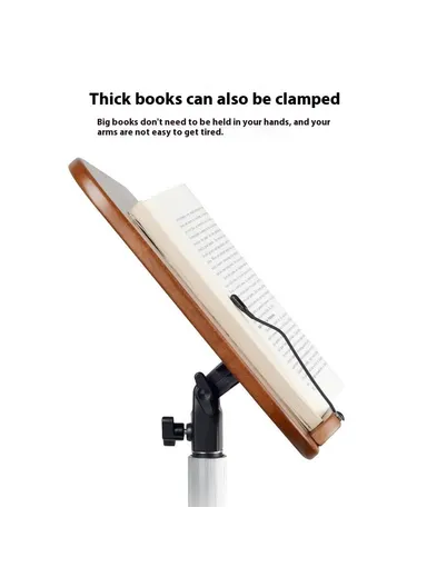 Multifunction Laptop Tablet Display Holder, Book Holder, Floor Stand with Adjustable Height XY-32 - White / 50-130cm