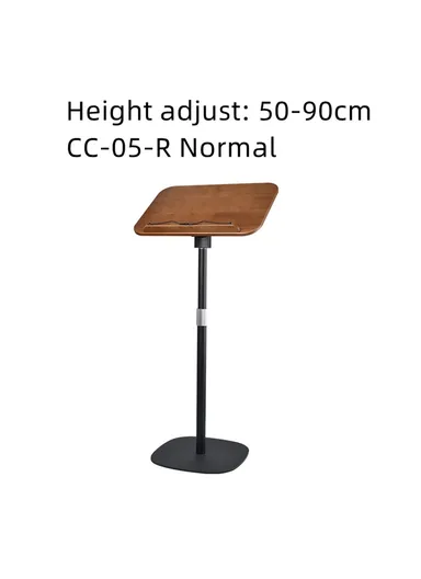 Multifunction Laptop Tablet Display Holder, Book Holder, Floor Stand with Adjustable Height XY-32 - Black / 50-90cm