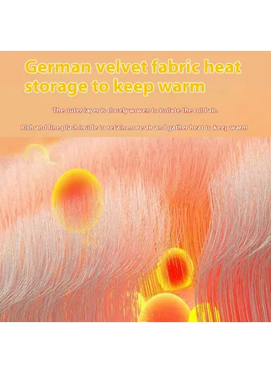 1 Pair Autumn Winter Thermal Leg Warmers Windproof Non-Slip Leg Sleeves for Outdoor Sports - Brown / L