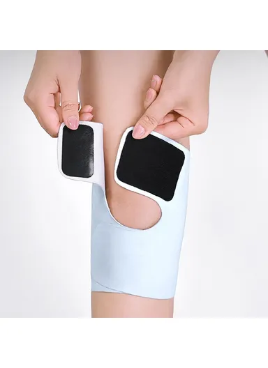 1 Pair Sports Knee Brace Fishbone Support Breathable Compression Knee Sleeve for Running Gym - Light Purple / S-M