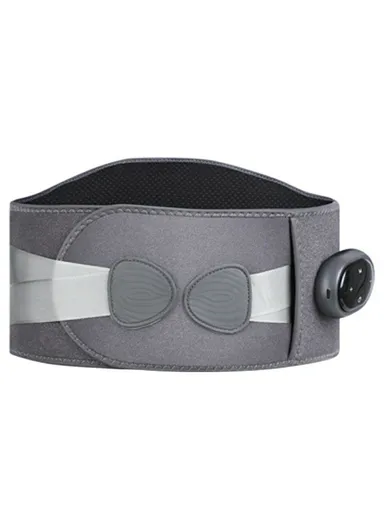 Graphene Heating Therapy Waist Belt Vibration Massage Cordless Electric Lumbar Support YF-FR069 - Grey