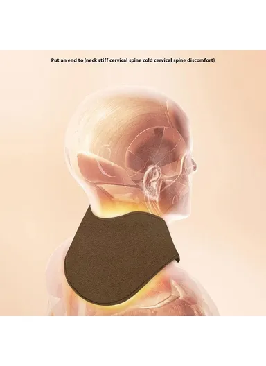 Neck Warmer Winter Autumn Elastic Neck Gaiter Outdoor Cycling Windproof Neck Protection Band - Brown