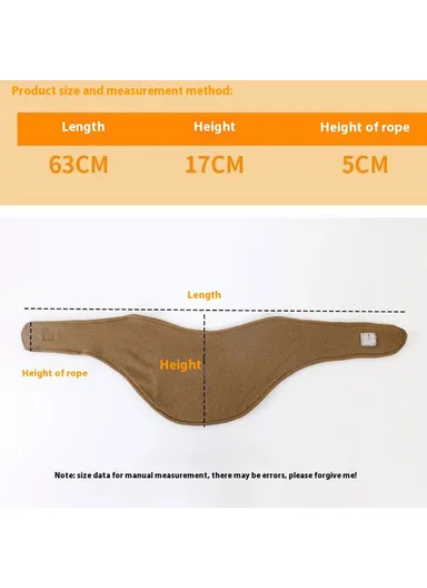 Neck Warmer Winter Autumn Elastic Neck Gaiter Outdoor Cycling Windproof Neck Protection Band - Brown