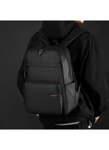 Business Commuter Backpack Men Large Capacity, Waterproof Laptop Bag Travel Rucksack -Dark Bleu 3433