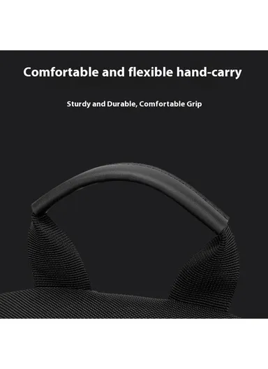 Men Large Capacity Backpack Commuter Laptop Bag Casual Business Rucksack - Black 1690-03