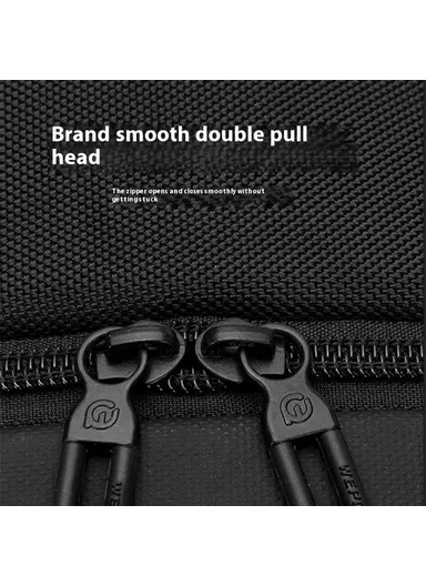 Men Large Capacity Backpack Commuter Laptop Bag Casual Business Rucksack - Grey 1690-03