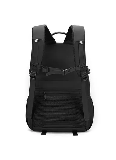 Men Large Capacity Backpack Commuter Laptop Bag Casual Business Rucksack - Grey 1690-03